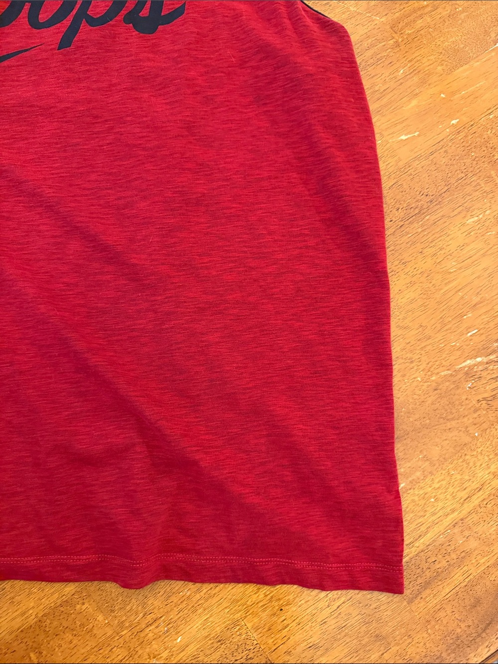 Nike Red 'Hoops' Tank Top with Black Trim - xxl - Picture 2 of 6